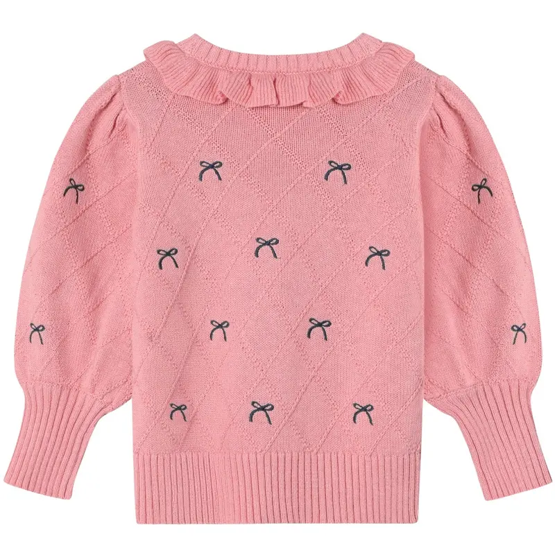 Fliink Candy Pink Lucie Sløjfe Pullover 4