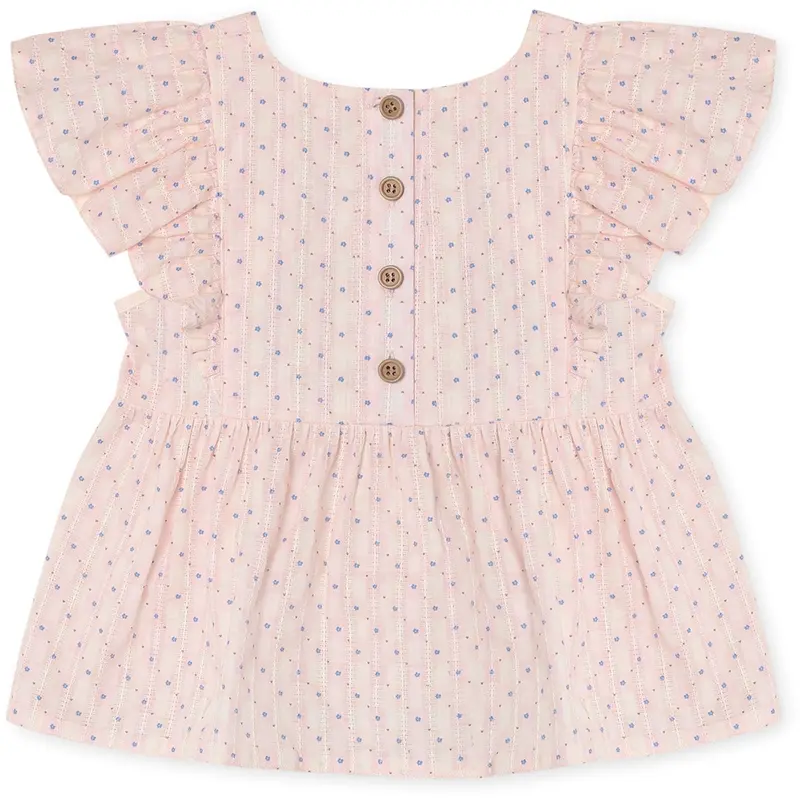 Fliink Chalk Pink Check Aop Zorro Sl Top 2