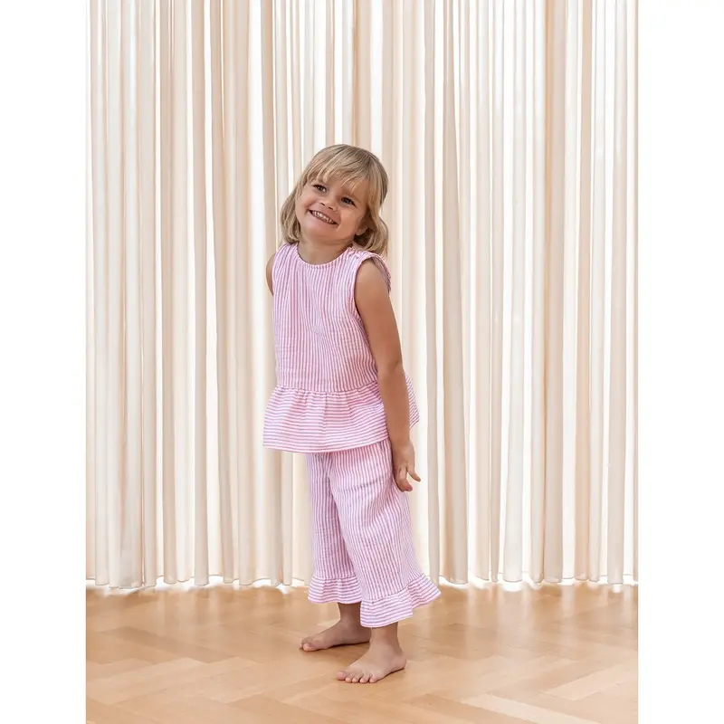 Fliink Cloud Dancer Pink Stripe Ciao Stripe Top 4