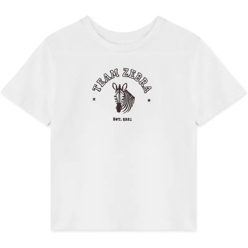 Fliink Cloud Dancer Sommer Zebra T-Shirt 1