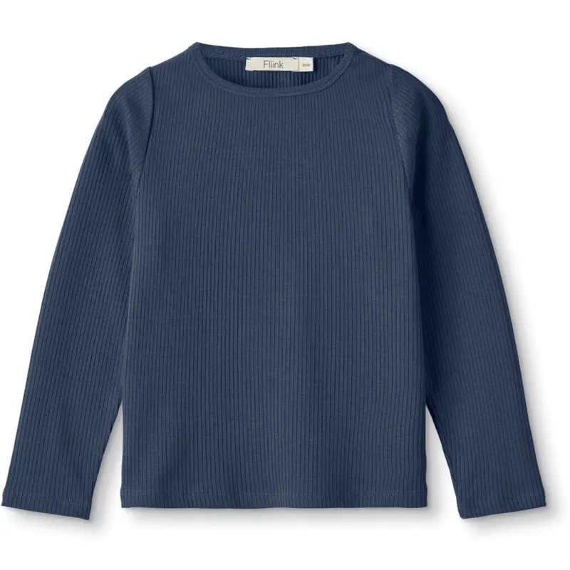 Fliink Insignia Blue Kenna Ls Bluse 1