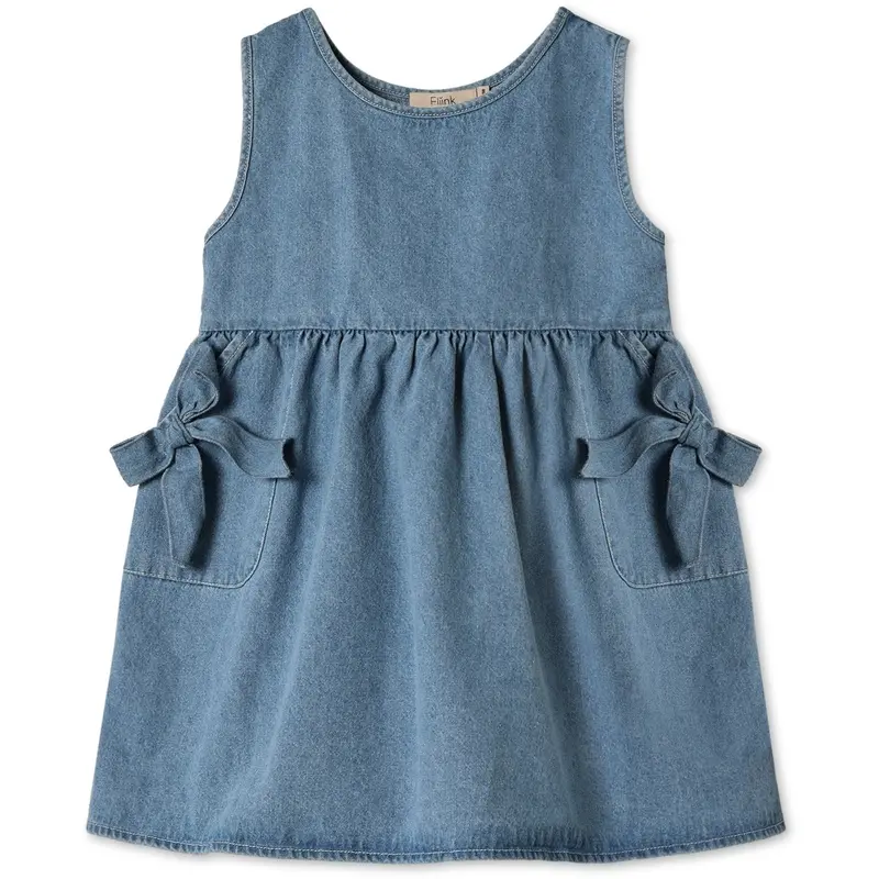 Fliink Light Denim Blue Don Denim Spencer Kjole 1