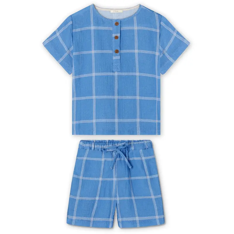 Fliink Marina Check Cha Cha Shorts Sæt 1