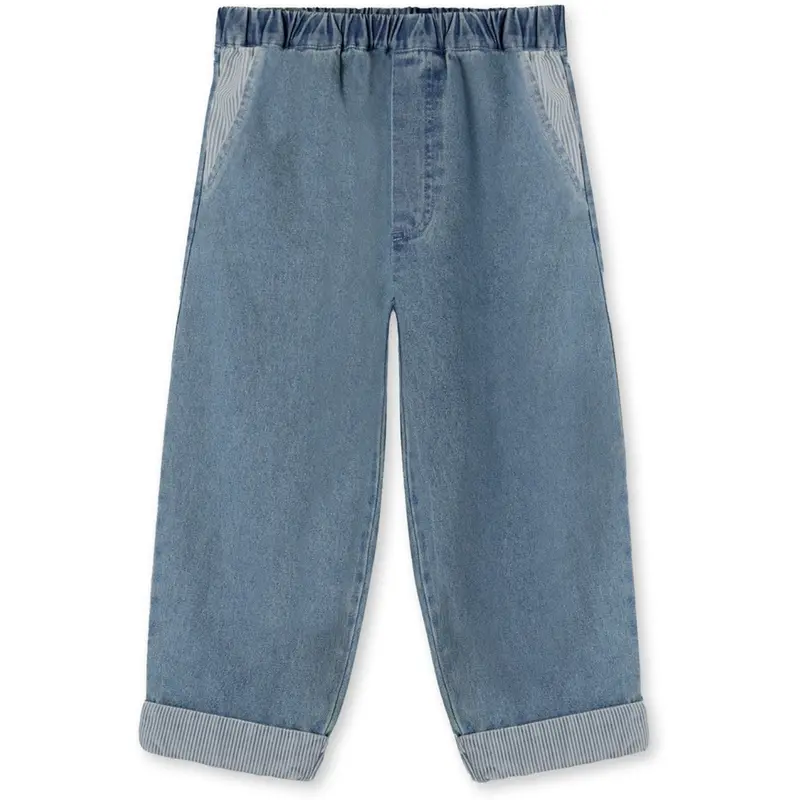 Fliink Medium Denim Blue Don Contrast Bukser 1
