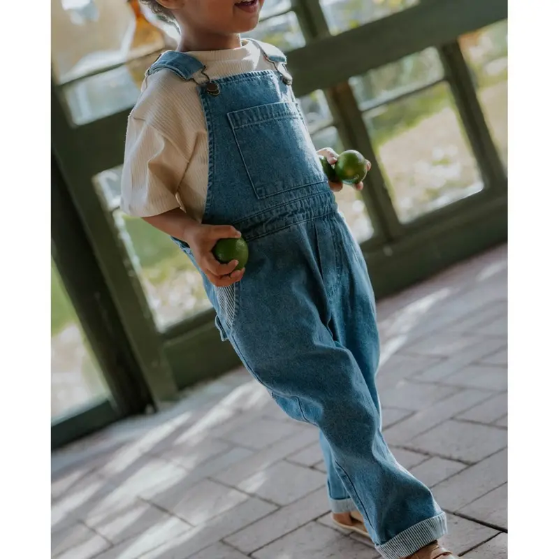 Fliink Medium Denim Blue Don Contrast Overall 4