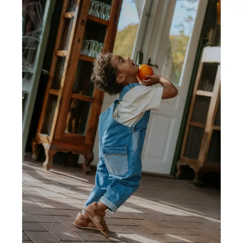 Fliink Medium Denim Blue Don Contrast Overall 5