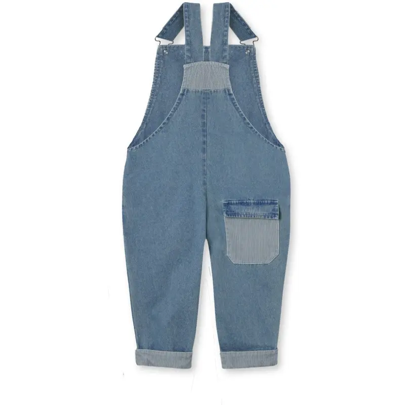 Fliink Medium Denim Blue Don Contrast Overall 6