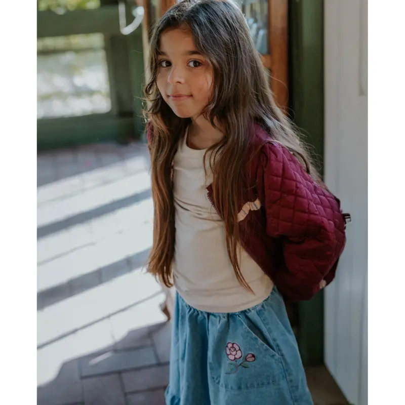Fliink Medium Denim Blue Don Rose Nederdel 3