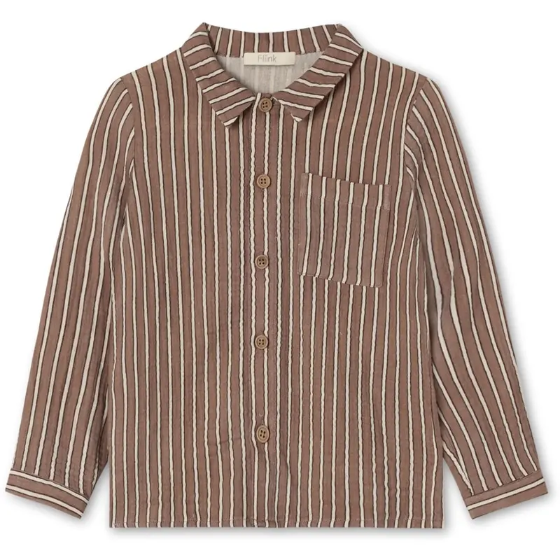 Fliink Pine Bark Stripe Elmo Skjorte 1
