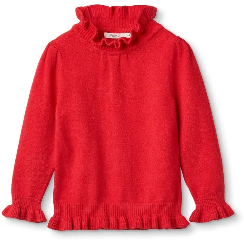 Fliink Pompeian Red Abby Bluse 1