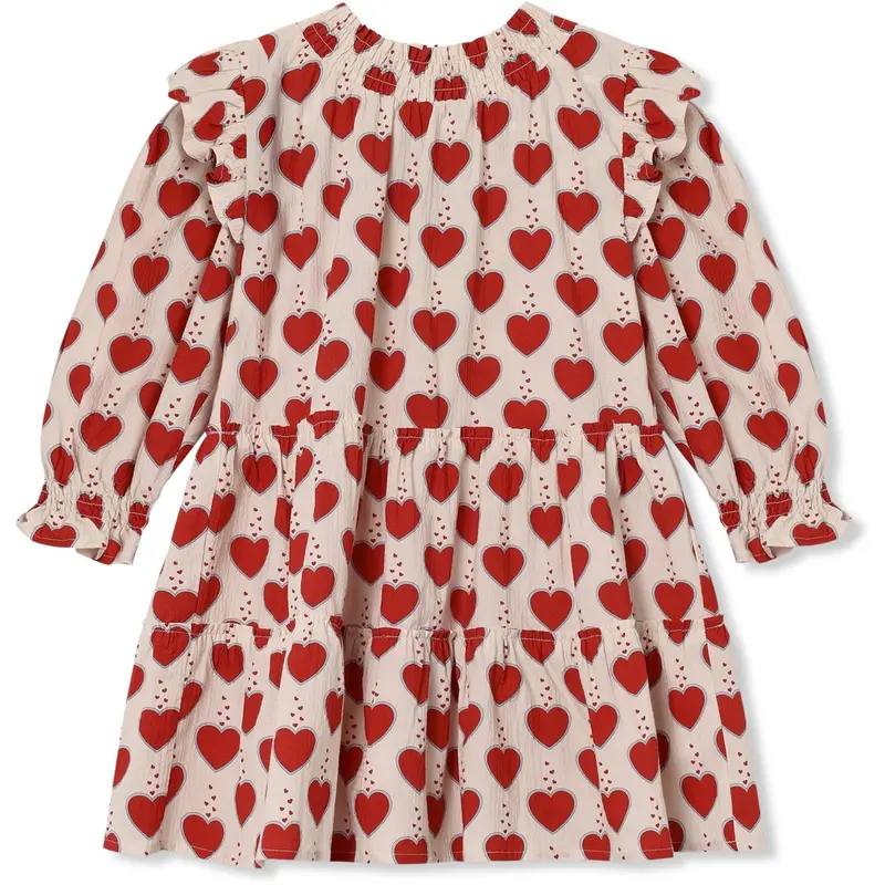 Fliink Sandshell Aop Winter Heart Kjole 1