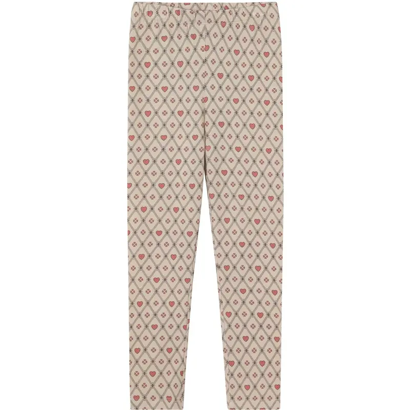 Fliink Sandshell Heart Aop Kelly Heart Leggings 1