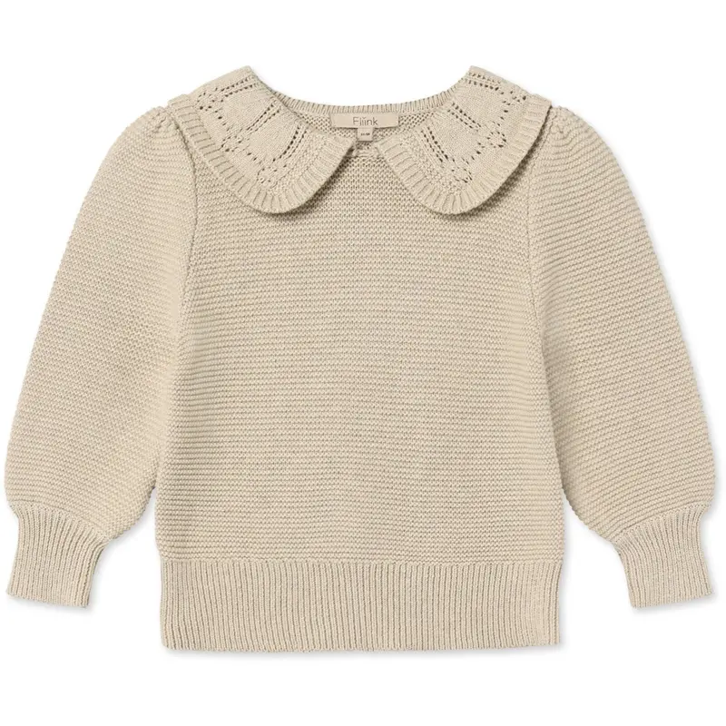 Fliink Sandshell Julie Ls Strik Bluse 1
