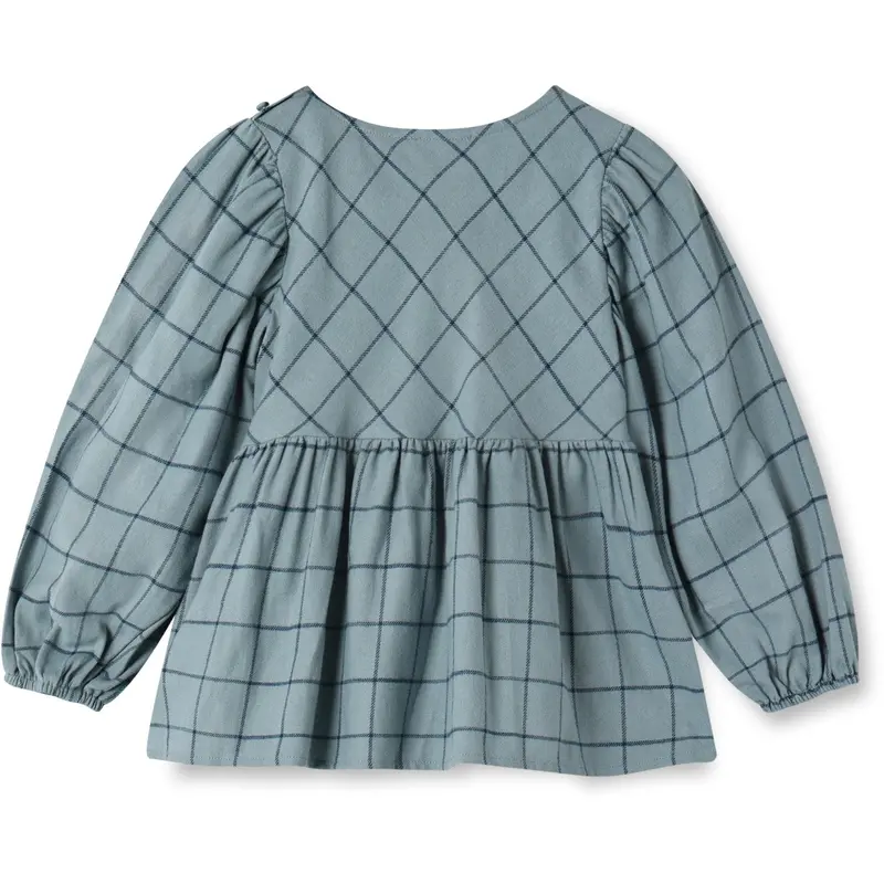 Fliink Slate Cody Check Bluse 4