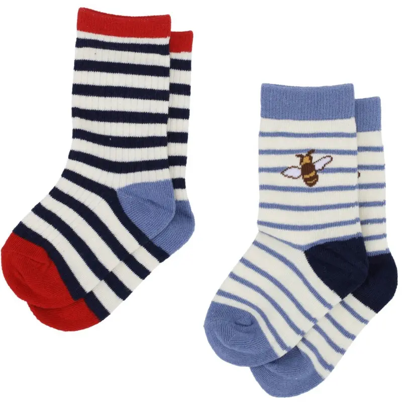 Flöss Bee 2-Pack Vilde Strømper 2-Pack 1