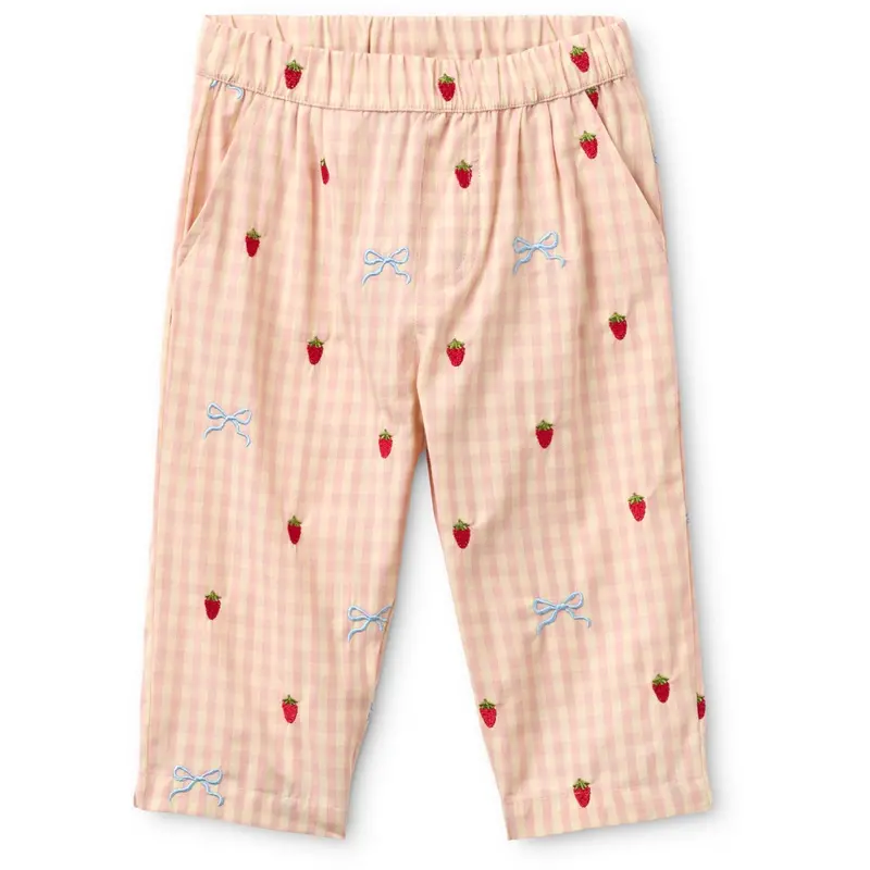 Flöss Berry/Bow Gingham Dolly Sløjfe Bukser 1