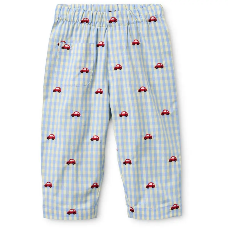 Flöss Blue Gingham Albert Bukser 1