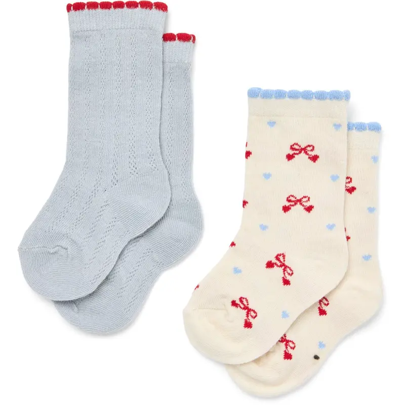 Flöss Bow 2-Pack Vibe Strømper 2-Pack 1