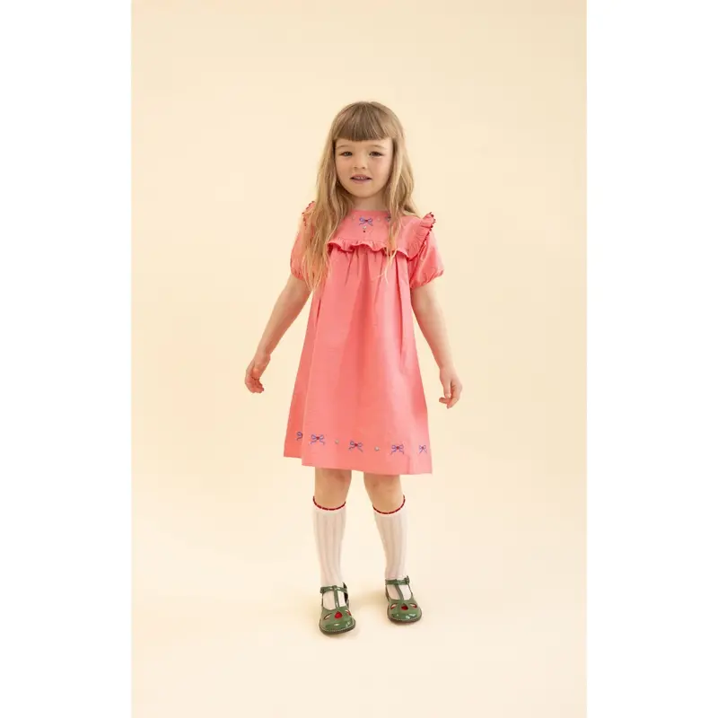 Flöss Dark Rose Rosa Kjole 6
