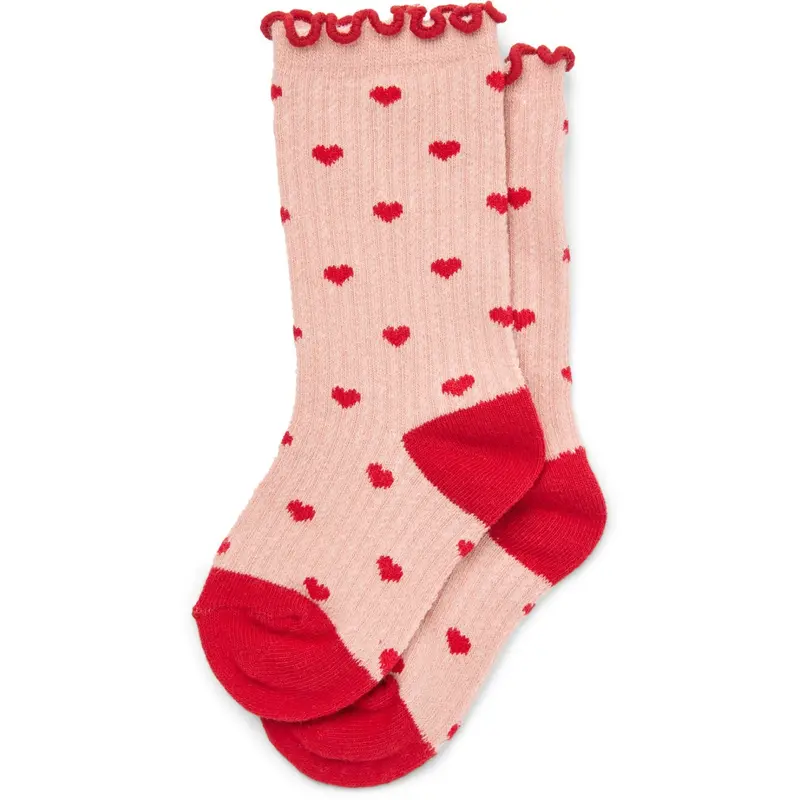 Flöss Pointelle Berry 2-Pack Vigga Strømper 2-Pack 4