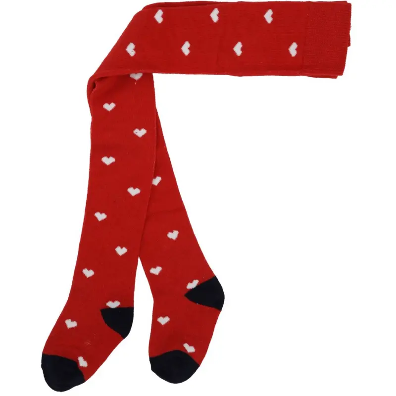 Flöss Poppy Red Heart Vera Strømpebukser 1