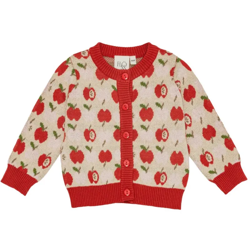Flöss Red Apple Apple Strik Cardigan 1