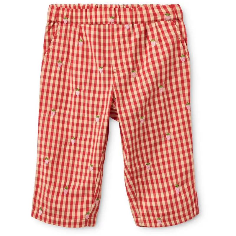 Flöss Red-Pink Berry Gingham Molly Pineberry Bukser 1