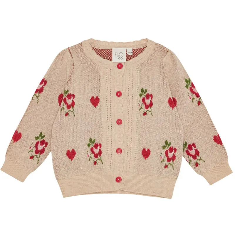Flöss Soft Pink Amelia Cardigan 1