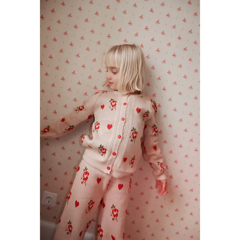 Flöss Soft Pink Amelia Cardigan 2
