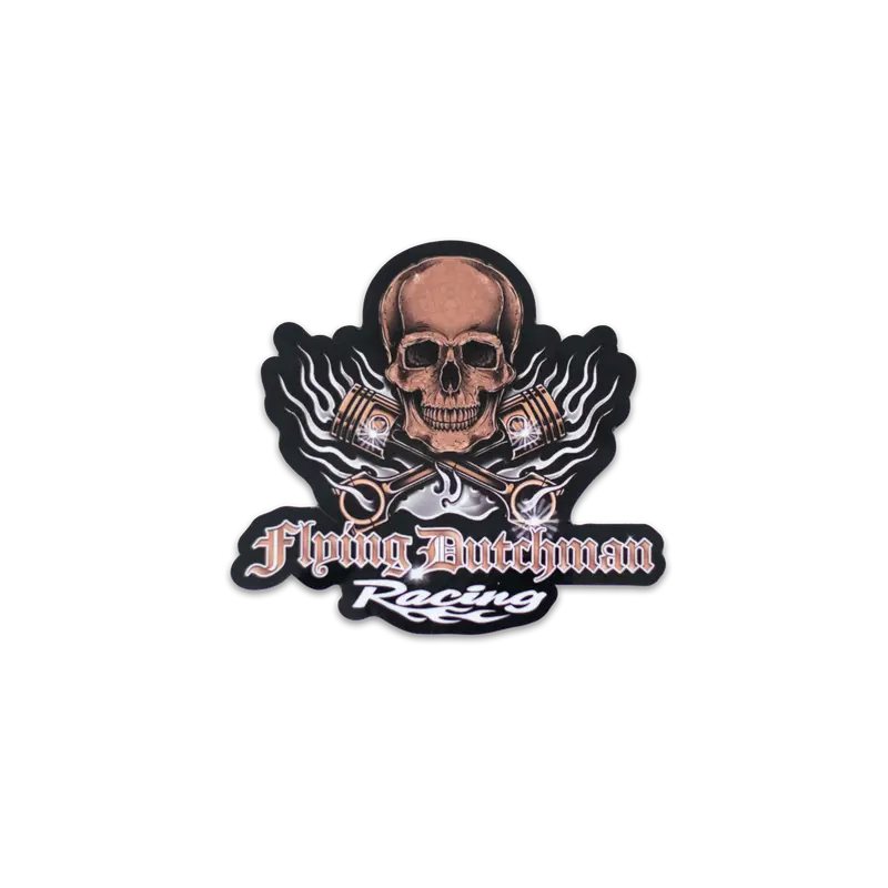 Flying Dutchman Racing Skull Sticker 1
