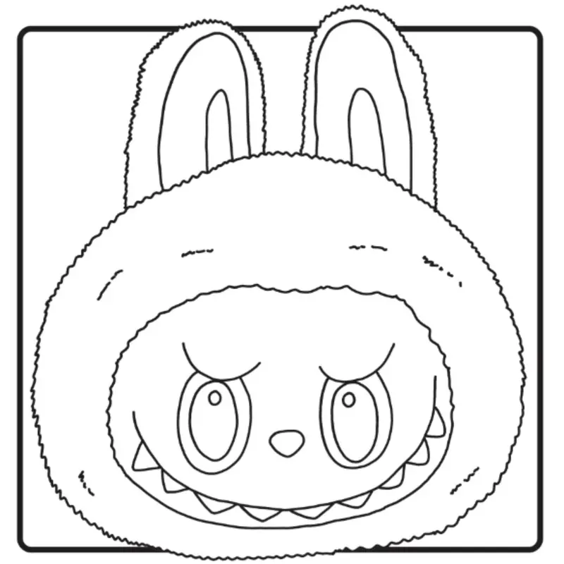Forlaget Tukan Cozy Monsters Malebog (Uofficiel Labubu Malebog) 2