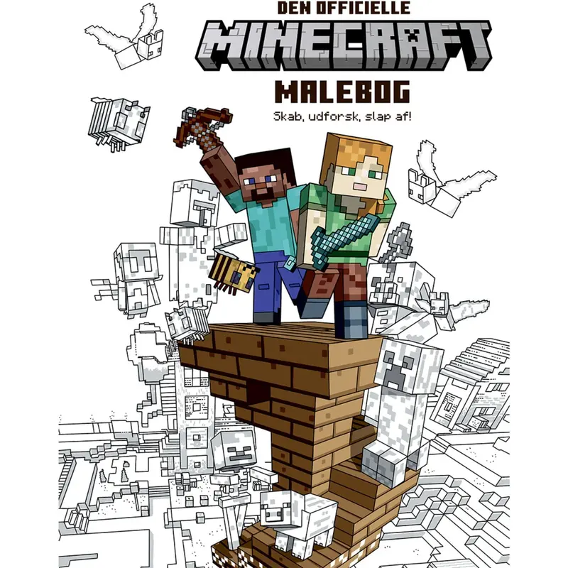 Forlaget Tukan Den Officielle Minecraft Malebog 1