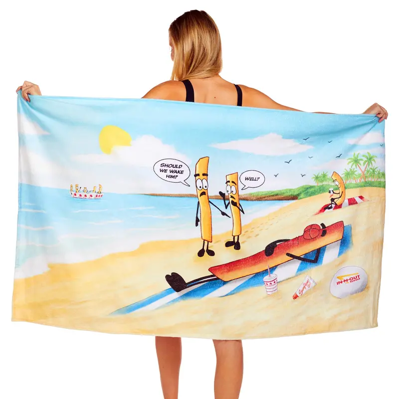 French Fry Beach Towel 1