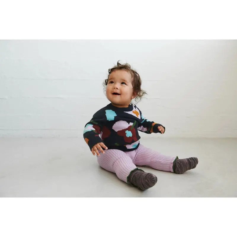 Fub Dark Navy Baby Jaquard Sweater 2
