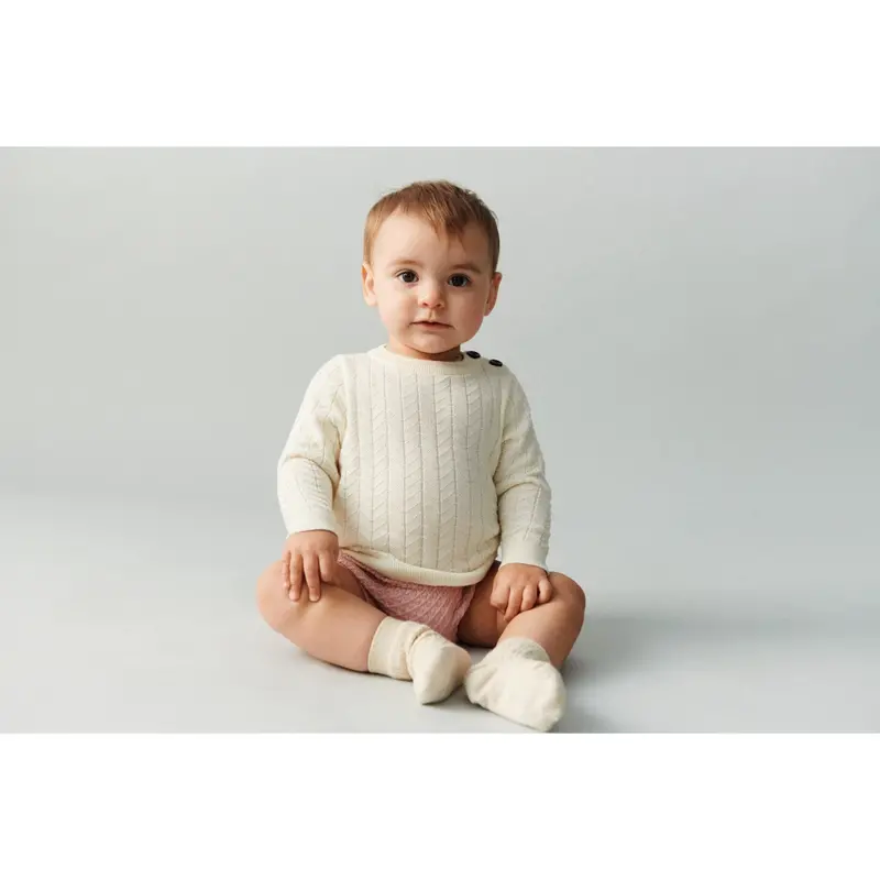 Fub Ecru Baby Zigzag Crew 2