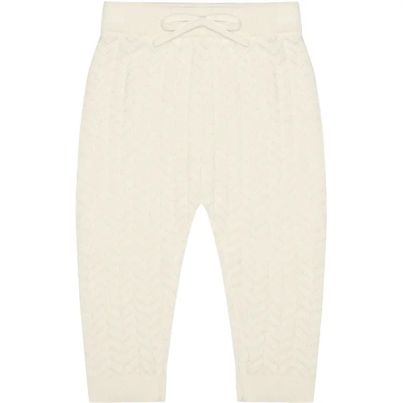 Fub Ecru Baby Zigzag Pants 1