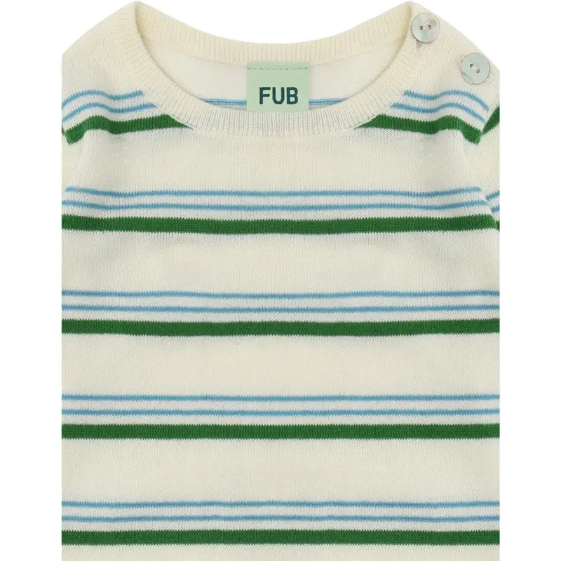 Fub Ecru/Pine Baby Ls Body 2