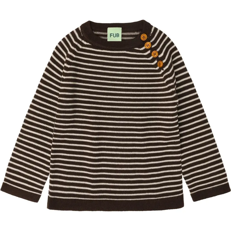 Fub Mocca/Ecru Sweater 1