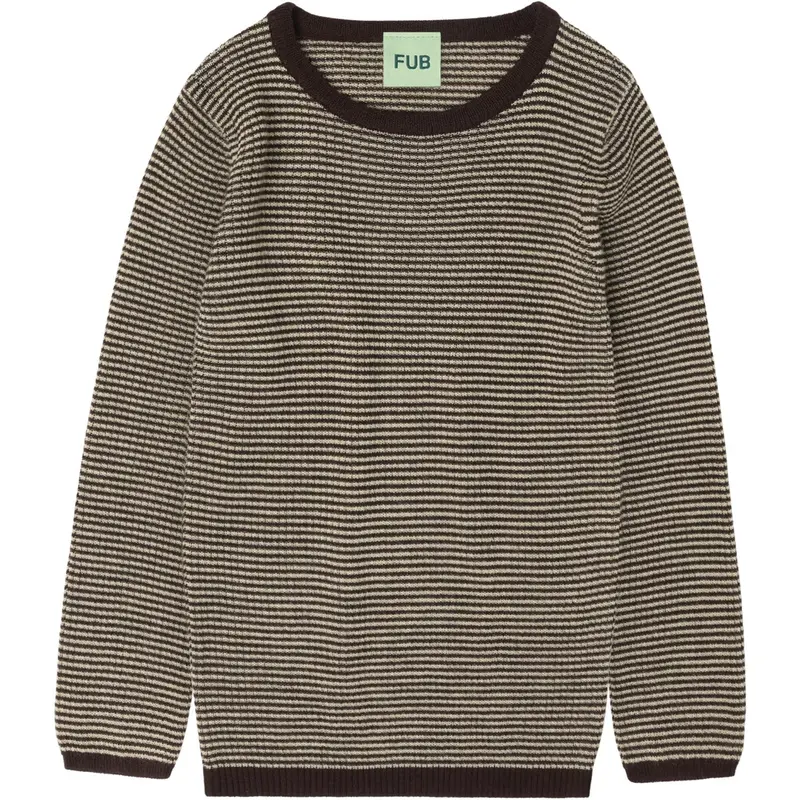 Fub Mocca/Wheat Rib Bluse 1