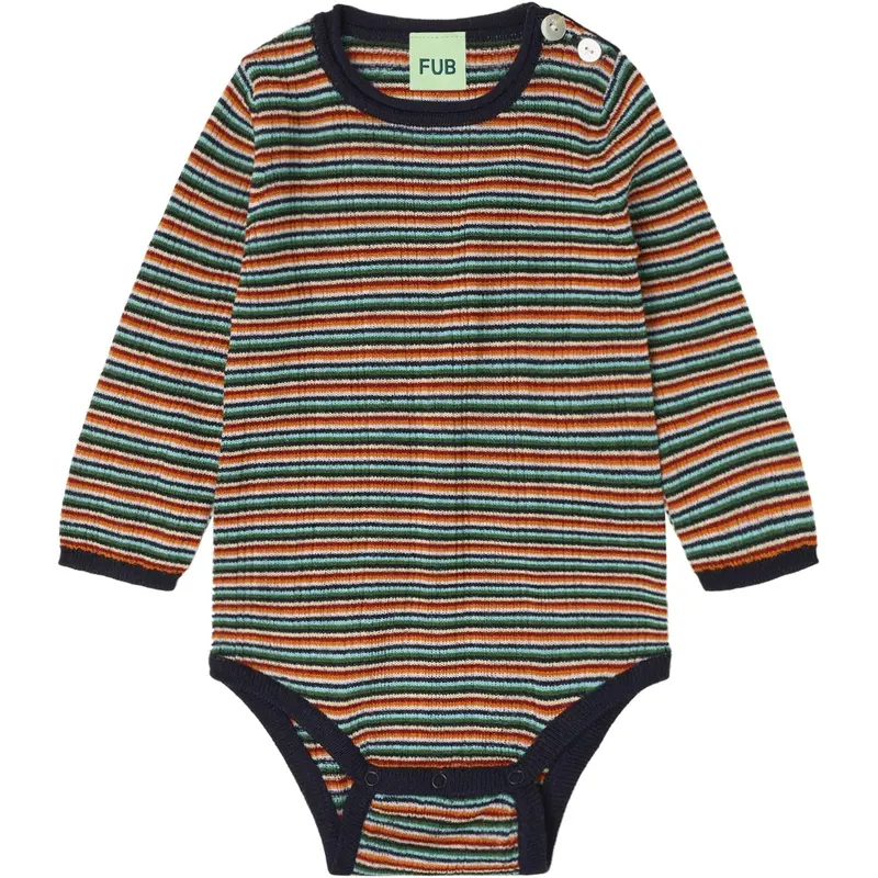 Fub Multi Stripe Baby Rib Body 1