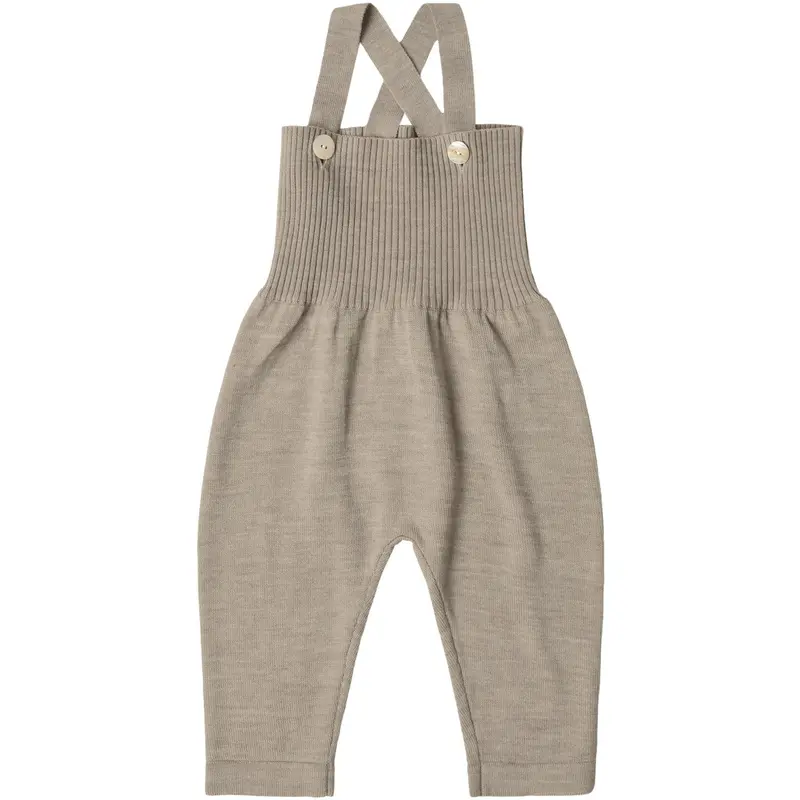 Fub Oat Melange Baby High Waist Smækbukser 1