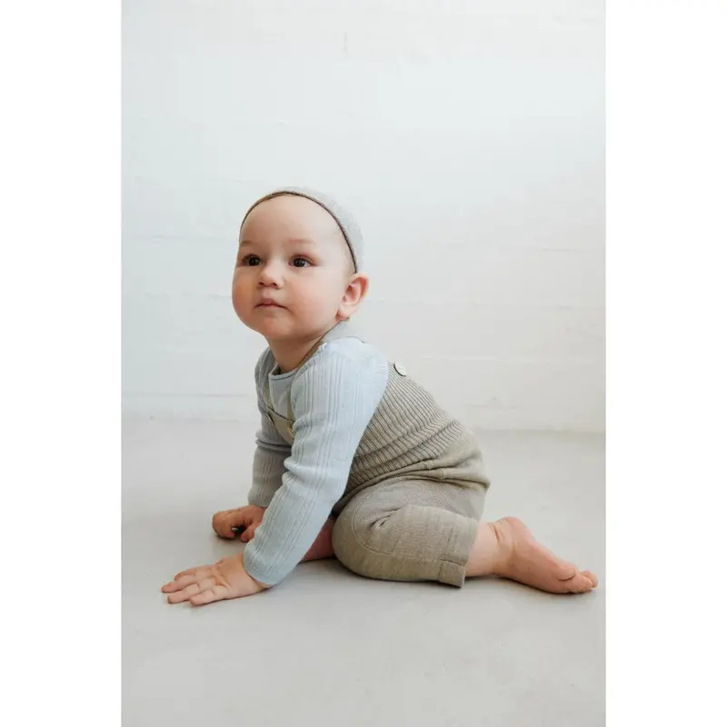 Fub Oat Melange Baby High Waist Smækbukser 3