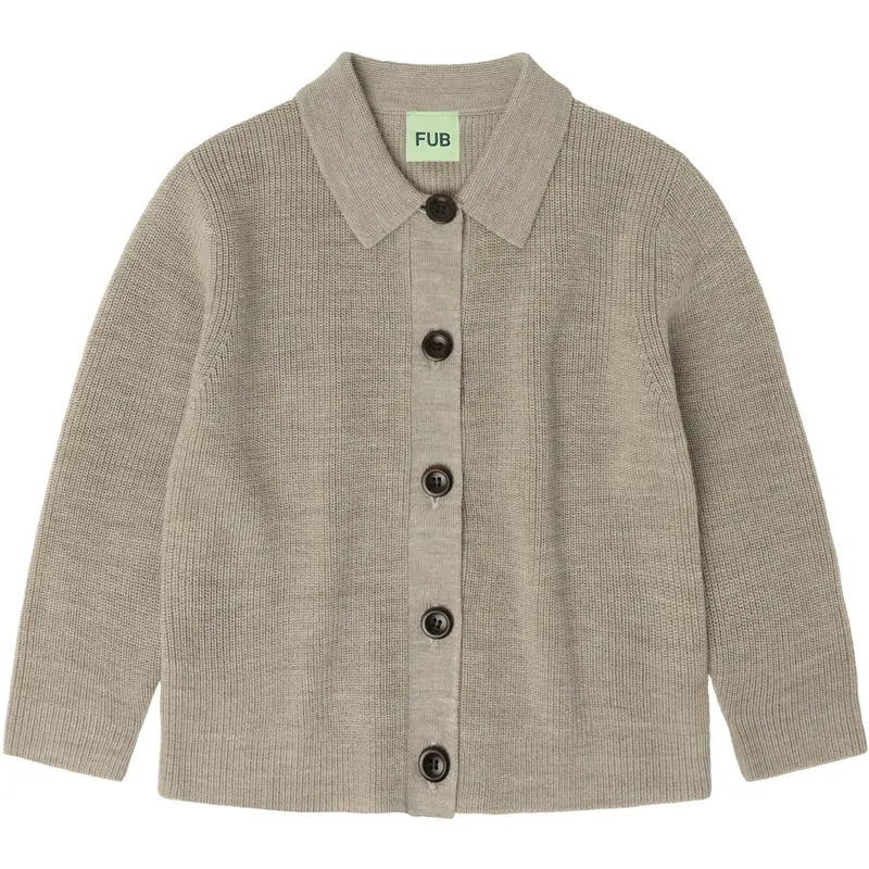 Fub Oat Melange Cardigan 1