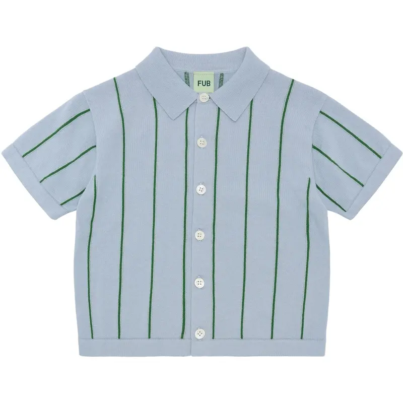 Fub Pale Blue/Pine Skjorte 1