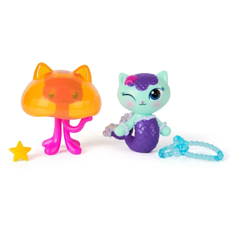 Gabby's Dollhouse Film 2-Pak Figur Havkat & Kat Jelly Fisk 2