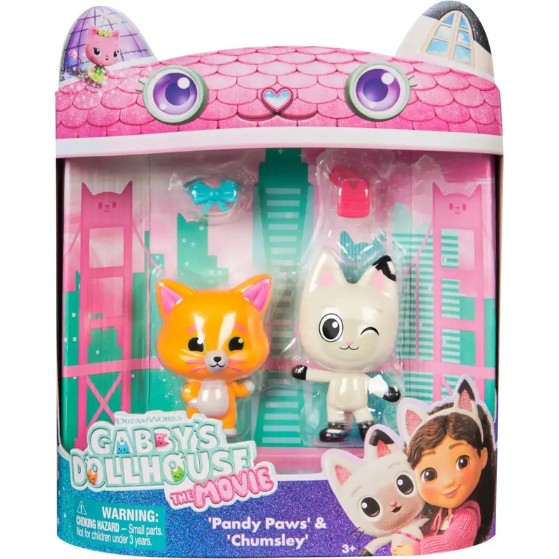 Gabby's Dollhouse Film 2-Pak Figur Pandy & Chumsley 1