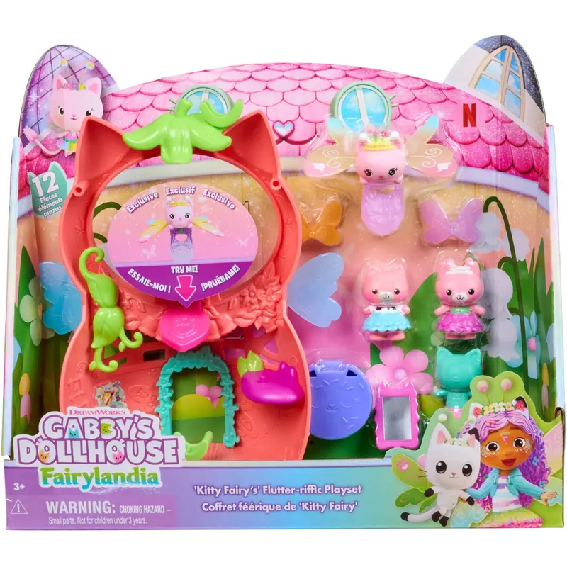 Gabby's Dollhouse Flutter-Riffic Fe-Sæt 1