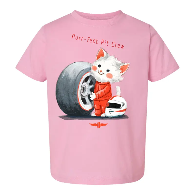 Girls Toddler Purr-Fect Pit T-Shirt 1