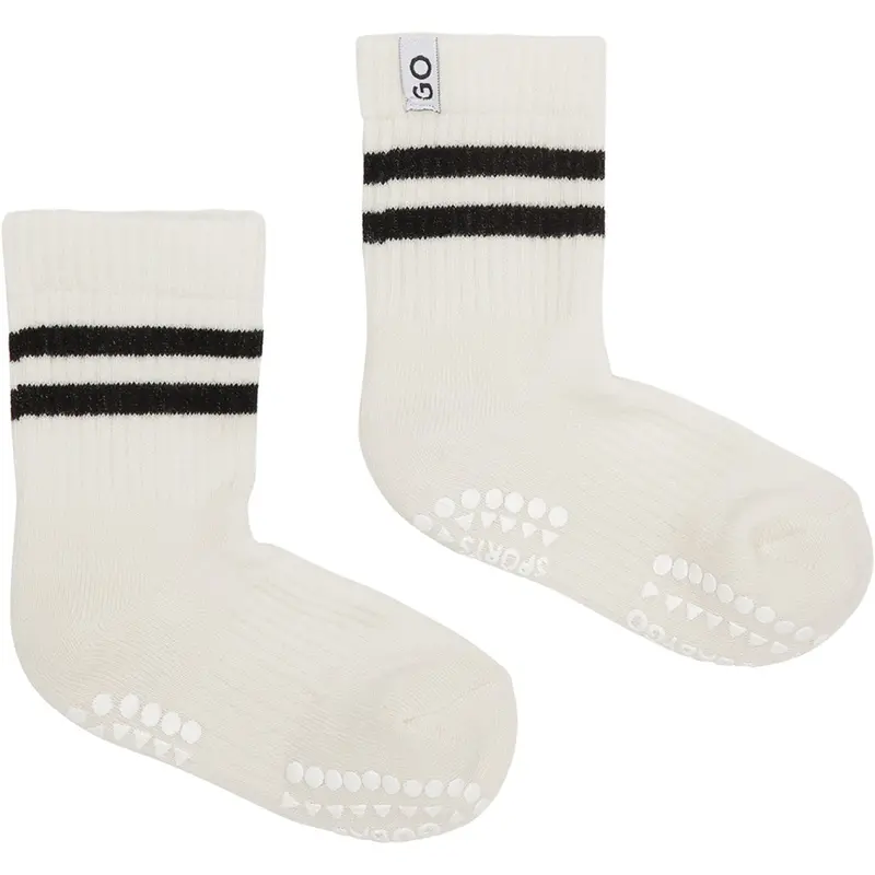 Gobabygo Black Non-Slip Sport Strømper 1