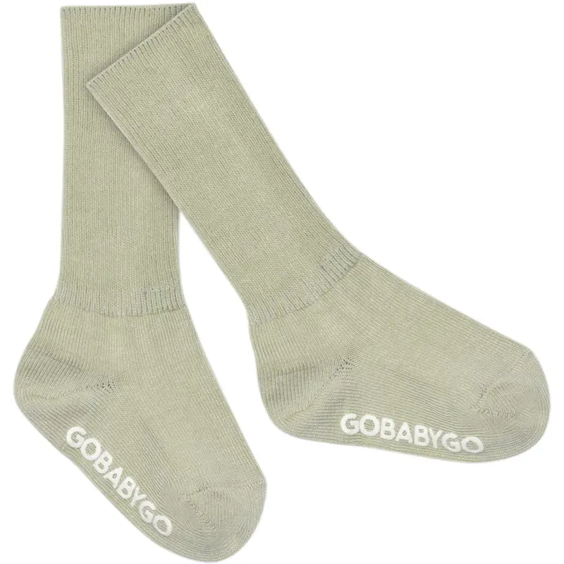 Gobabygo Desert Sage Non-Slip Strømper - Cotton 1